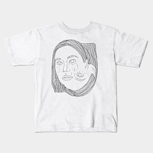 Mittee ArtPiece "Two-Face" Kids T-Shirt